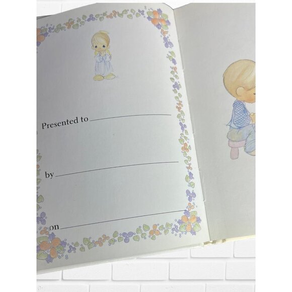 Precious Moments My First Communion Book 1994 Girl - Picture 5 of 6